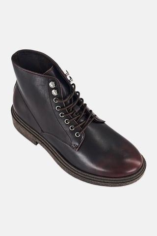Men Waltonn Lace Up Ankle Boots, Dark Brown