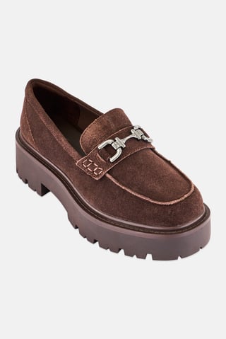 Women Oneameth Slip On Loafer Shoes, Brown