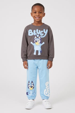 Kids Boy 2 Pcs Graphic Print Long Sleeve Sweashirt And Jogger Set, Multicolor