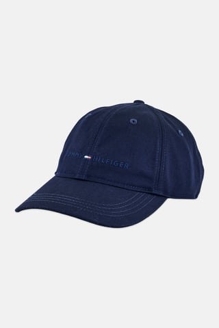 Men Embroidered Logo Adjustable Cap, Dark Navy