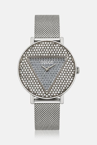 Women GW0477L1 Analog Stainless Steel Watch 40 mm, Silver