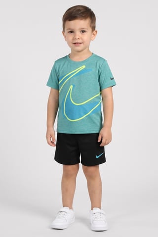 Toddlers Boy Short Sleeve Training T-Shirt And Shorts Set, Multicolor