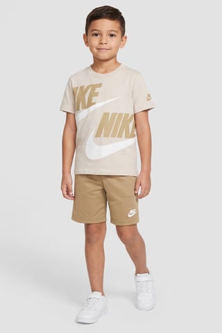 Kids Boy 2 Pieces Sportswear Fit Short Sleeve Outdoor T-Shirt And Shorts Set, Multicolor