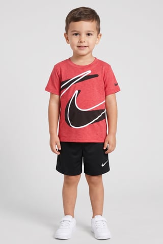 Toddlers Boy 2 Pcs Short Sleeve T-Shirt And Shorts Outdoor Set, Multicolor