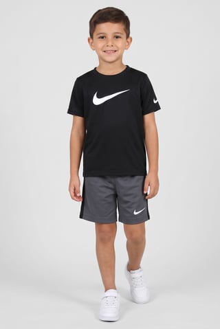 Toddlers Boy 2 Pcs Brand Logo Short Sleeve T-Shirt And Shorts Set, Multicolor