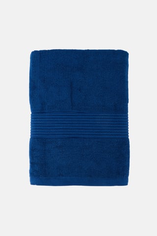 Textured Bath Towel, Blue