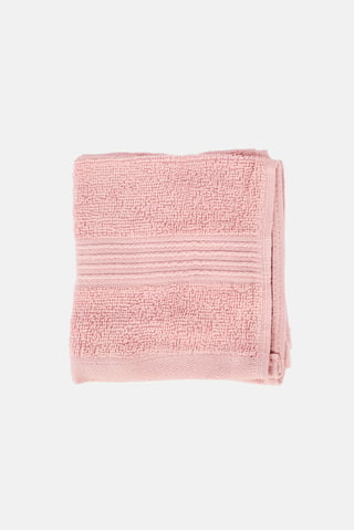 4 Pcs Face Towels, Pink