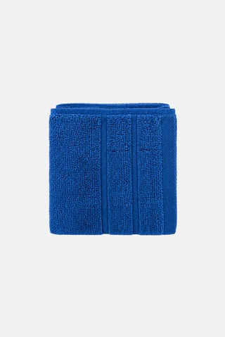4 Pieces Textured Guest Towel Set,  Blue