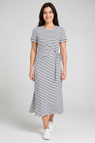 Women Stripe Maxi Dress, Multicolor