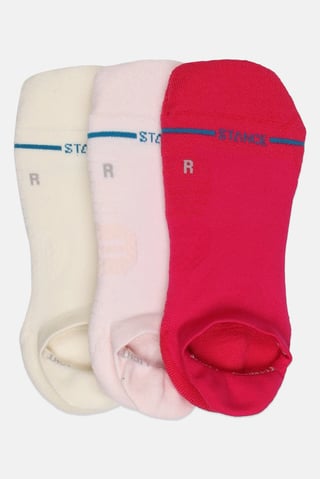 Women 3 Pairs Brand Logo Light Cushion Socks, Multicolor