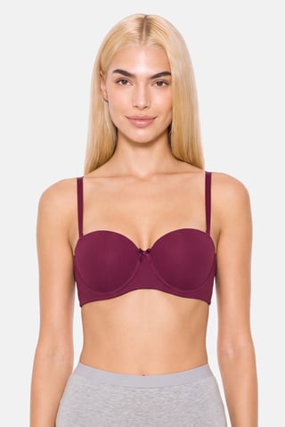 Women 3 Pieces Knitted Push Up Bra, Multicolor
