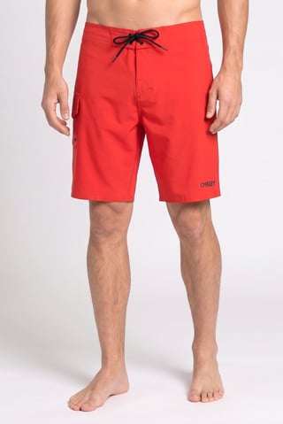 Men Brand Logo Board Shorts, Red