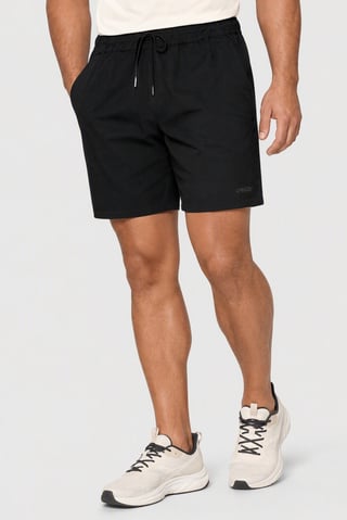 Men Regular Fit Outdoor Shorts, Black
