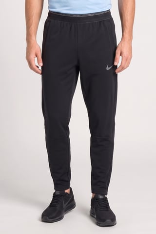 Men Standard Fit Training Track Pants, Black