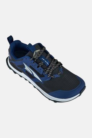 Men Lone Peak 8 Lace Up Running Shoes, Navy