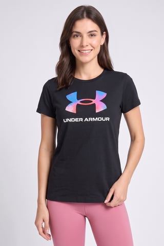 Women Loose Fit Short Sleeve Outdoor T-Shirt, Black