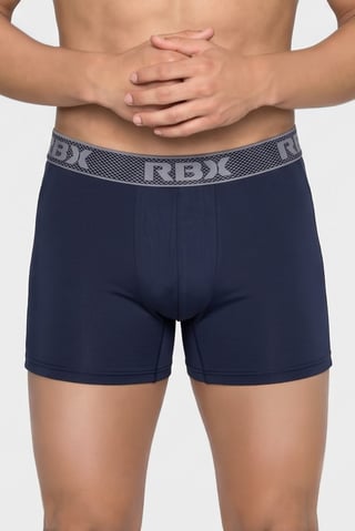 Men 4 Pieces Brand Logo Boxer Briefs, Multicolor
