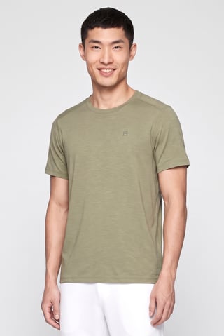Men Sportswear Fit Short Sleeve Outdoor T-Shirt, Sage