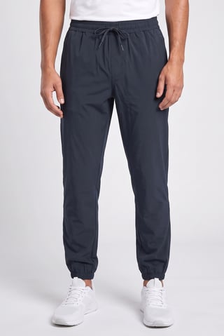 Men Sportswear Fit Drawstring Training Track Pants, Teal Green