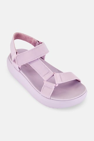 Women Pop Ups 3,0 Velcro Closure Sandals, Lilac
