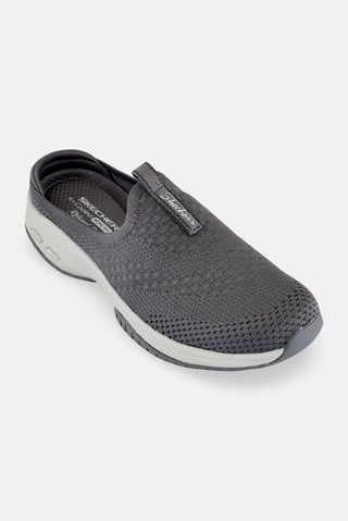 Women Commute Time Slip On Outdoor Shoes, Charcoal Grey