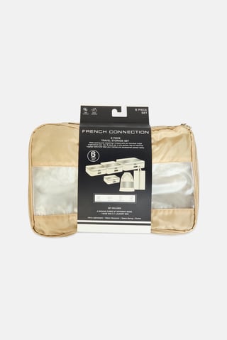 6 Piece Travel Storage Set, Khaki