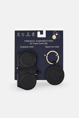 St Tropez 2-Piece Travel Set, Black