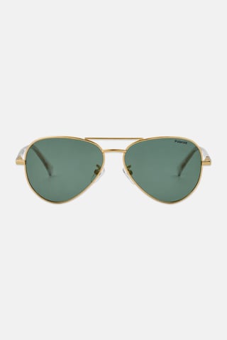 Men PLD 4186/G/S/X Aviator Sunglasses, Gold
