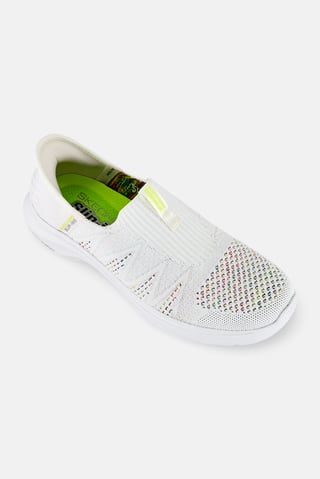 Women Go Walk 7 Slip On Walking Shoes, White