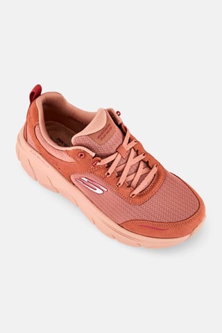 Women D,LUX Lace Up Training Shoes, Rust