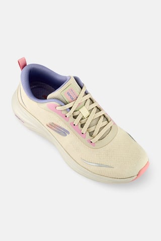 Women Vapor Foam Lace Up Running Shoes, Beige