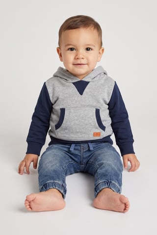 Toddlers Boy 2 Pcs Hoodie And Sweatpants Set, Multicolor
