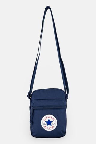 Women Brand Logo Cross Body Bag, Navy Blue