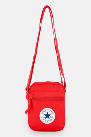 Women Brand Logo Cross Body Bag,  Red