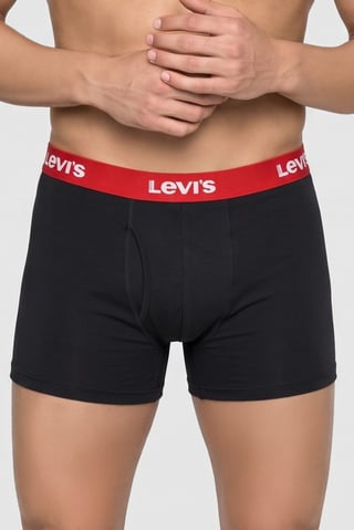 Men 4 Pieces Brand Logo Boxer Briefs, Black