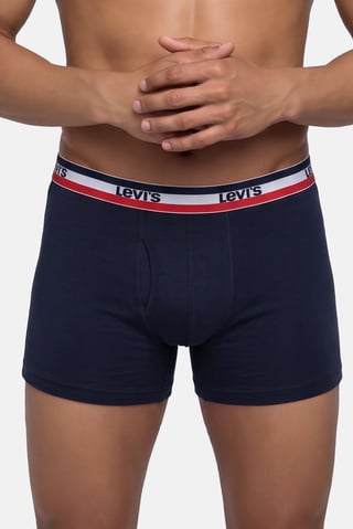 Men 4 Pieces Brand Logo Boxer Briefs, Multicolor