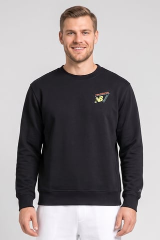 Men Relaxed Fit Long Sleeve Outdoor Sweatshirts, Black