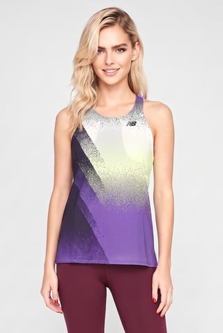 Women Slim Fit Sleeveless Training Top, Multicolor