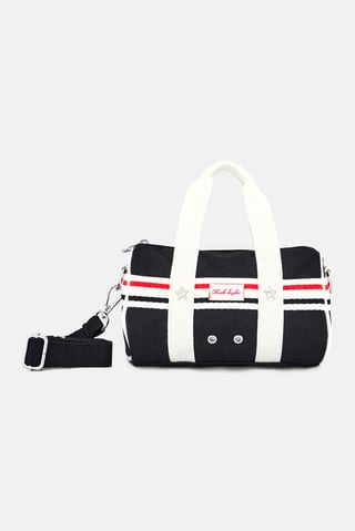 Women Brand Logo Cross Body Bag, Black