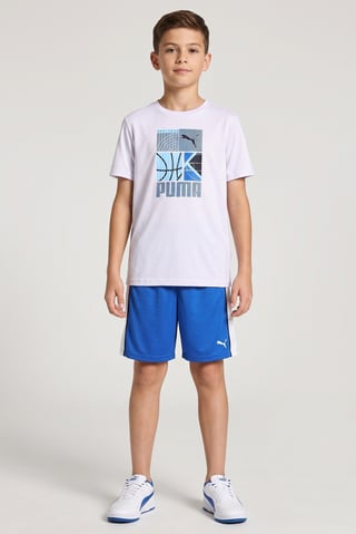 Kids Boy 3 Pieces Sportswear Fit Short Sleeve Outdoor T-Shirt And Shorts Set, Multicolor
