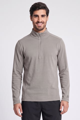 Men Sportswear Fit Long Sleeve Outdoor Sweatshirt, Grey