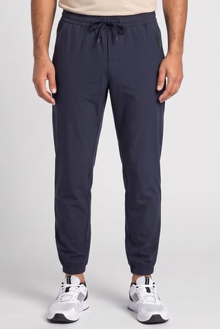 Men Sportswear Fit Outdoor Track Pants, Deep Navy
