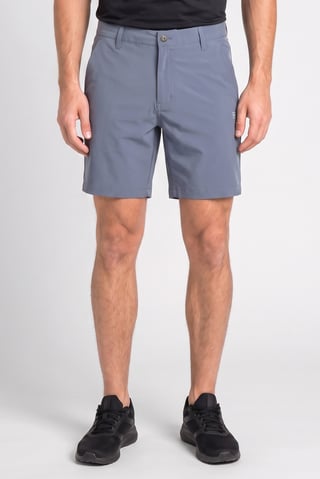 Men Sportswear Fit 8 Inseam Walking Shorts, Slate Blue