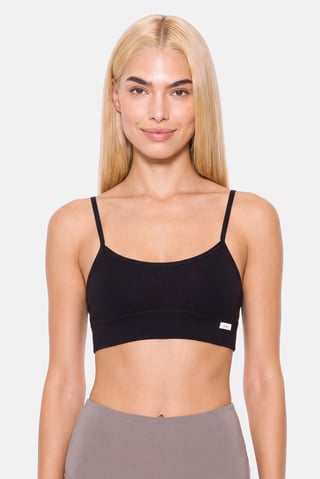 Women 3 Pcs Lightly Padded Brand Logo Bra, Multicolor