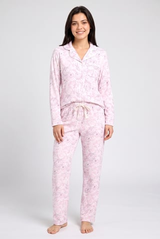 Women 2 Pieces Floral Print Long Sleeve Top And Pyjama Pants Set, Multicolor