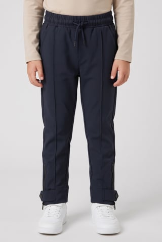 Toddlers Boy Brand Logo Jogger Pants, Navy Blue