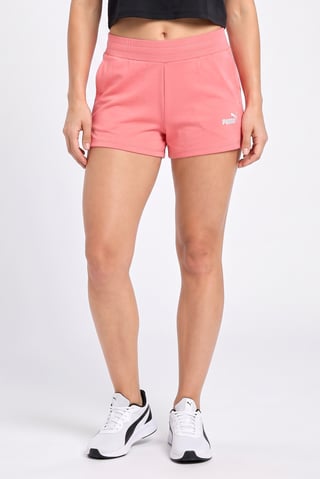 Women Sportswear Fit Brand Logo Training Shorts, Pink