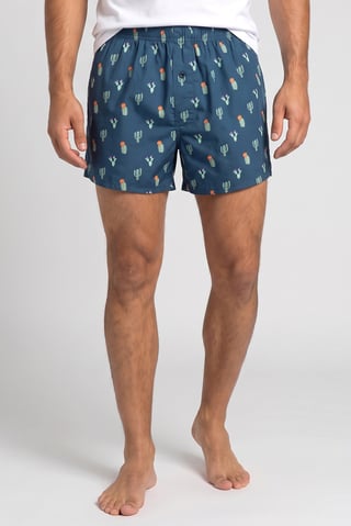 Men Graphic Print Boxer Shorts, Multicolor
