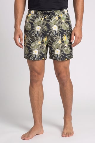 Men Floral Print Board Shorts, Multicolor