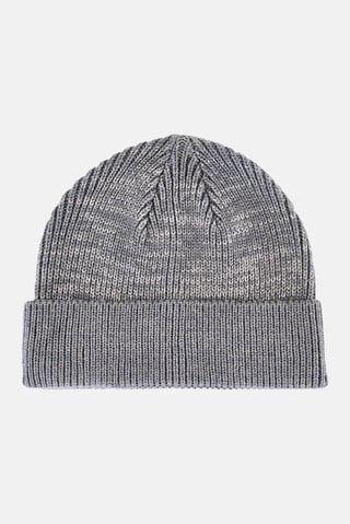 Men Knitted Beanie Hat, Dusty Grey